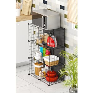 Telorans 6 Bölmeli̇ Raf Organi̇zer Ki̇taplik 30x30 Cm