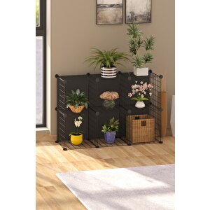 Telorans 6 Bölmeli̇ Raf Organi̇zer Ki̇taplik 30x30 Cm