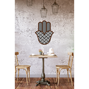 El Yapımı Üç Boyutlu Hamsa Bereket Eli Duvar Dekoru