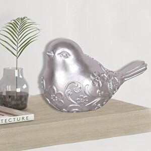 Birdy Dekoratif Obje Gümüş