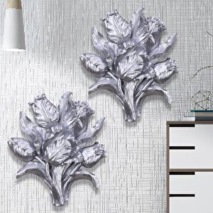 Tulipa Dekoratif Çiçek Gümüş
