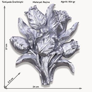 Tulipa Dekoratif Çiçek Gümüş