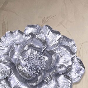 Luwa Dekoratif Çiçek Gümüş