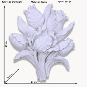 Tulipa Dekoratif Çiçek Beyaz