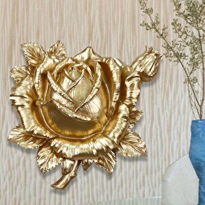 Roze Dekoratif Çiçek Altın