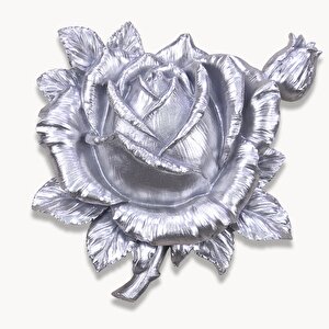 Roze Dekoratif Çiçek Gümüş