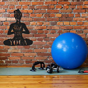 , Yoga Metal Duvar Tablo