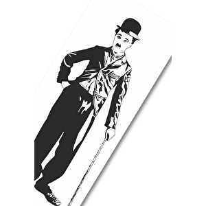 El Yapımı Üç Boyutlu Charlie Chaplin Tablo