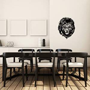 , Lion Metal Duvar Dekoru