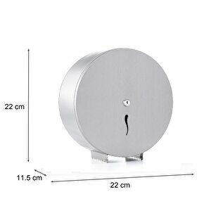Vellora Mini Jumbo Tuvalet Kağıdı Di̇spenseri̇ Ø22 Krom Eko SS430