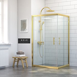 İmaj Gold Dikdörtgen Duşakabin90*110 H:190 - H:190 Cm 90x110 cm