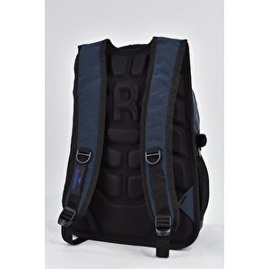 Elatae Unisex Ortopedik Çok Gözlü Günlük Seyahat Okul Sırt Çantası Lacivert 2237