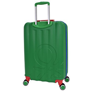 United Colors Of Benetton Lüx Abs 2'li Valiz Seti Büyük Boy - Orta Boy Yeşil Bnt600