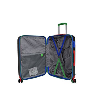 United Colors Of Benetton Lüx Abs 3'lü Valiz Seti Siyah Bnt600