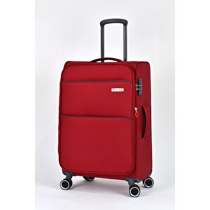 Ultra Light Kumaş Orta Boy Valiz Bordo Pc6050