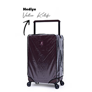 Elatae Exclusive Büyük Boy Ultra Strong Valiz Mor V10670
