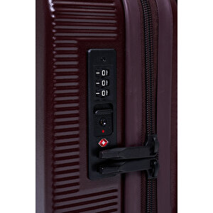Elatae Exclusive Büyük Boy Ultra Strong Valiz Mor V10670