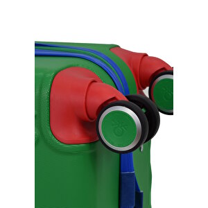United Colors Of Benetton Lüx Abs 3'lü Valiz Seti Yeşil Bnt600