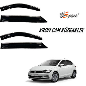 Krom Cam Rüzgarlığı Volkswagen Polo 2019-2021 / Caru408