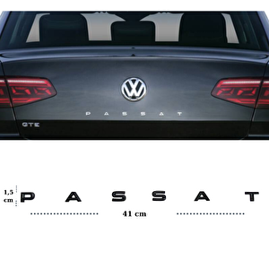 Space Passat Bagaj Yazısı Yeni Siyah / Yaci156-s