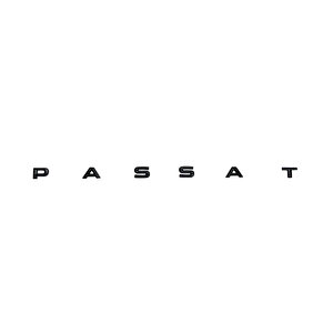 Space Passat Bagaj Yazısı Yeni Siyah / Yaci156-s
