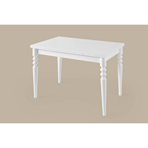 Didim Modern Açılır Sadece Mutfak Masası 80x120 Beyaz