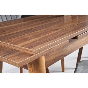Didim Modern Açılır Sadece Mutfak Masası 80x120 Ceviz