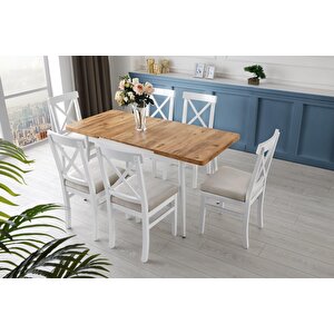 Lima Modern Açılır Sadece Mutfak Masası 70x120