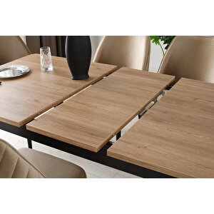 Mercan Mdf Salon Yemek Masa Sandalye Takımı 90x145
