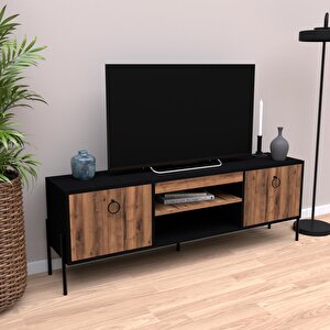 D1570 Juno Tv Ünitesi 160cm. Siyah-hat