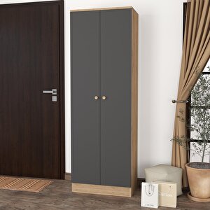 Varna Portmanto 180 Cm Meşe-beyaz