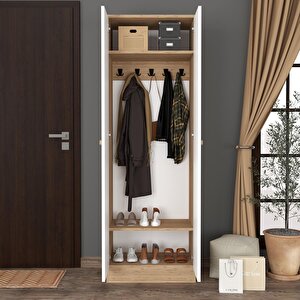 Varna Portmanto 180 Cm Gri-meşe Gri Meşe