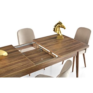 Lilyum Banklı Salon Yemek Mutfak Masası 90x145