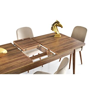 Lilyum Banklı Salon Yemek Mutfak Masası 90x145