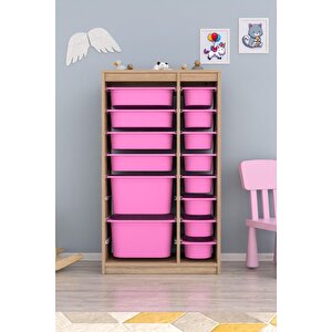 Montana Xs 14 Sepetli Dolap Çok Amaçlı Dolap 2d4k8u Pembe