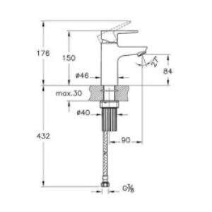 Flow Soft Lavabo Bataryası Krom A42988