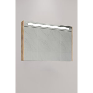 Napoli 100 Cm Led Aynalı Üst Modül Dorado