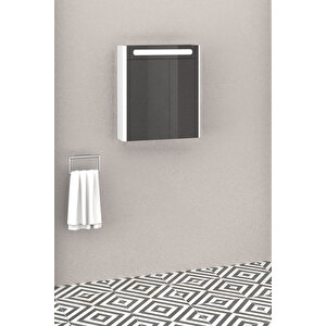 Maria - Mauna 60 Cm Led Aynalı Üst Modül Beyaz