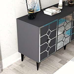 Irmak Konsol Şık , Modern Antrasit-Gümüş
