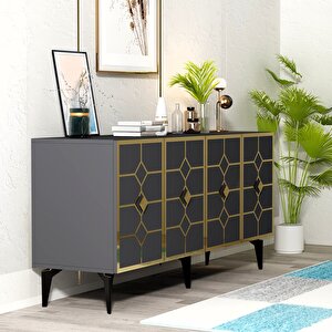 Çağla Konsol Antrasit-Altın Antrasit Gold