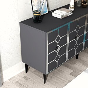 Çağla Konsol Antrasit- Gümüş