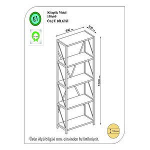 Wind Metal Kitaplık Safi̇rmeşe