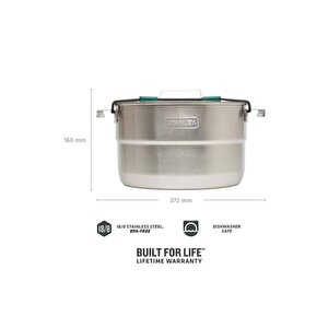 Stanley Adventure Çelik Kamp 21 Parça Pişirme Seti 3.5 Lt