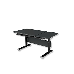 Yükseklik ve Eğim Ayarlı, Vega Simple Çalışma Masası - 130x70 cm, Antrasit Gri