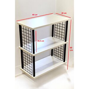 Çevir Kur 3 Raflı Banyo Düzenleyici – Çamaşır Makinesi Üstü Banyo Rafı