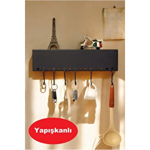Yapışkanlı Duvara Monte Kancalı Baharatlık – Mutfaklar İçin Pratik Ve Şık Düzenleme Çözüm Beyaz