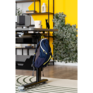 Creo Mobili Yükseklik ve Eğim Ayarlı, Çekmeceli, Vega Basic Çalışma Masası 130x70 cm, Antrasit