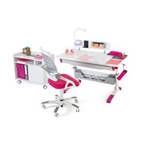 Sirius Delüx Plus Çalışma Masası Takımı Pembe