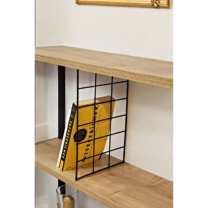 Çevir Kur 5 Raflı Modern Dekoratif Geniş Kitaplık Klasörlük Çok Amaçlı Düzenleyici Raf