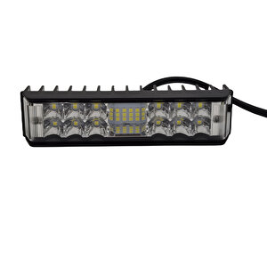 Offroad Sis Lambası Turuncu-beyaz Çakarlı  34 Led 20w 12-30v Adet/ Lass296-1